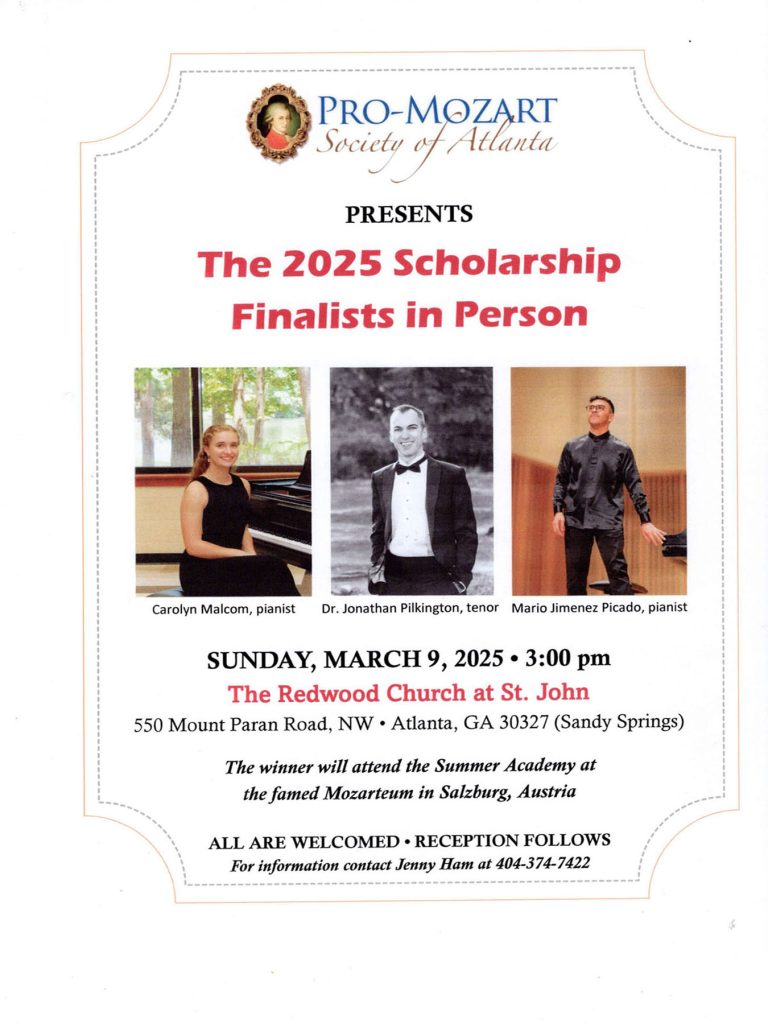 Scholarship Competition 2025 event flyer